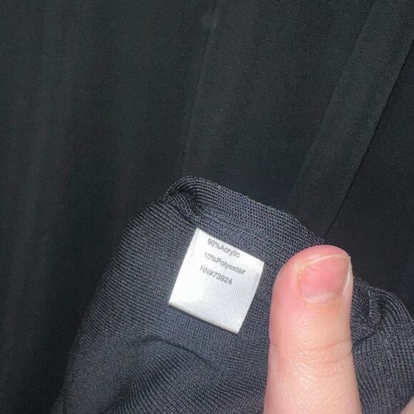 Ming Wang Plus Size Crew Neck Knit Tank Midi Dress Black Size 2X Best Seller - Picture 5 of 6